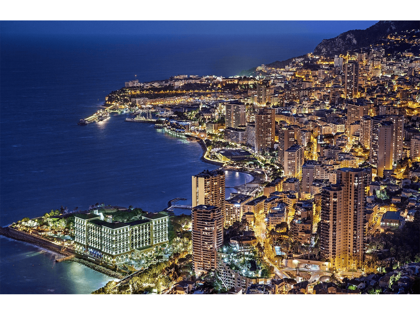 Monaco at night F1