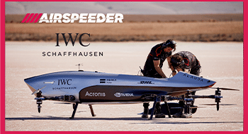 IWC Schaffhausen joins Airspeeder as Time Partner